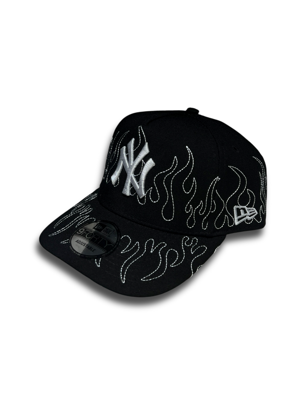 NEW YORK “FLAMES OUTLINE” BLACK