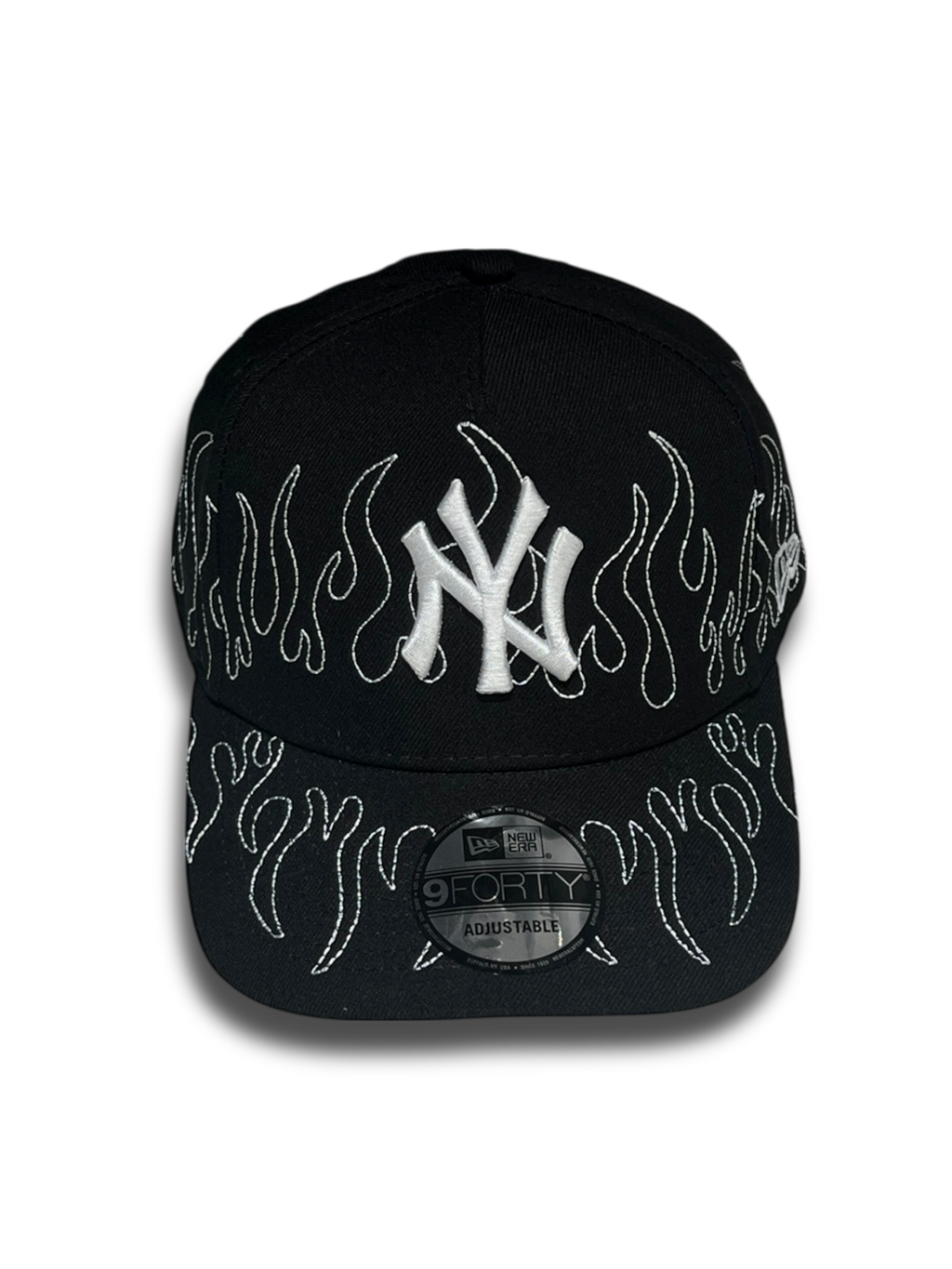 NEW YORK “FLAMES OUTLINE” BLACK